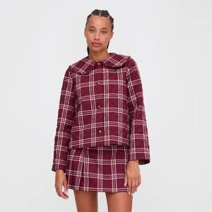 Hill House Plaid Blake Jacket S & Inola Skirt XS Set in Wallace Plaid